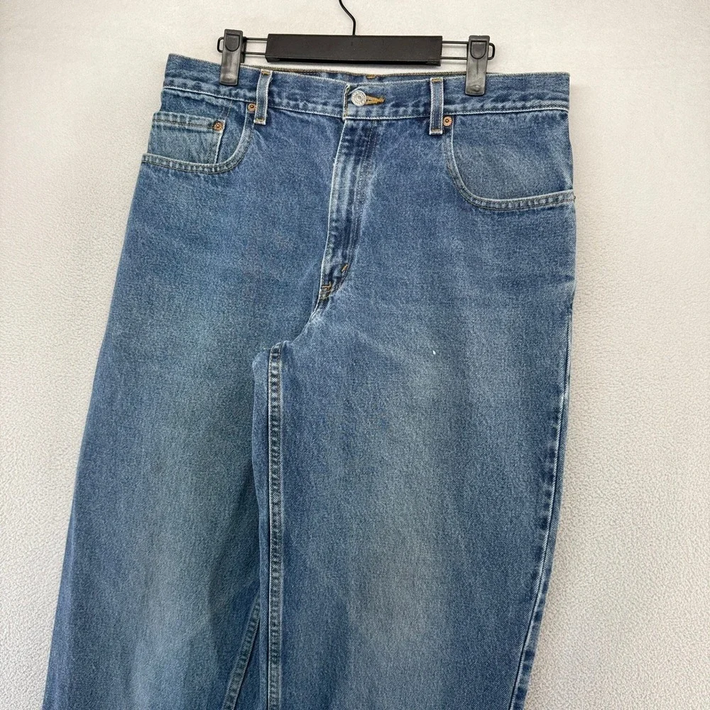 Vintage Levis Jeans Men's 33x34 Fits 32x31 Blue 505 xx Faded Made In USA 90's